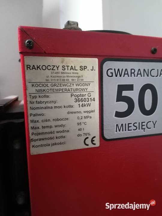 Piec Kocioł CO CO Rakoczy 14kW sprzedam