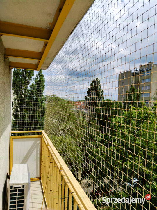 SIATKA KOTA na balkon bez zadaszenia Warszawa