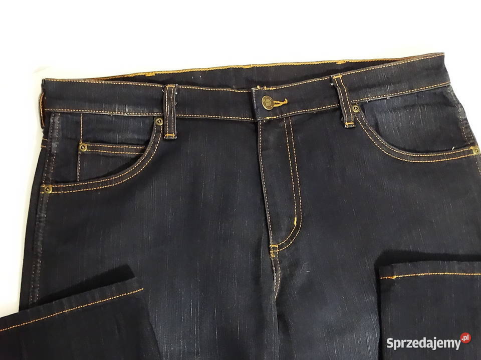 Jeansy męskie ciemne elastyczne wygodne rozmiar Biłgoraj sprzedam