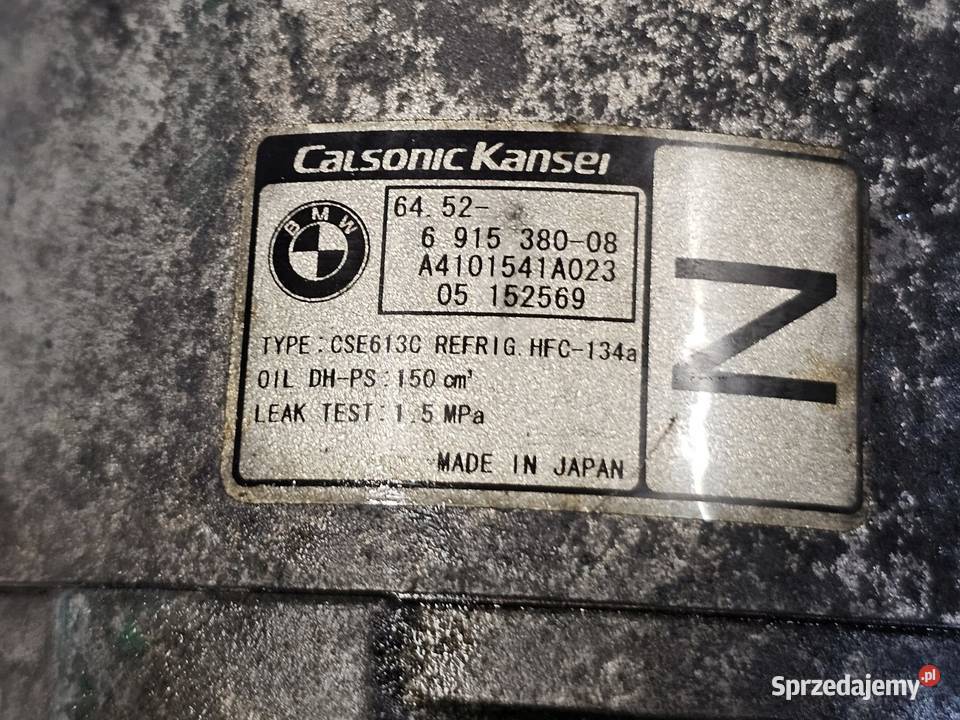 BMW 16 N45B16AB 115 06r sprężarka klimatyzacji