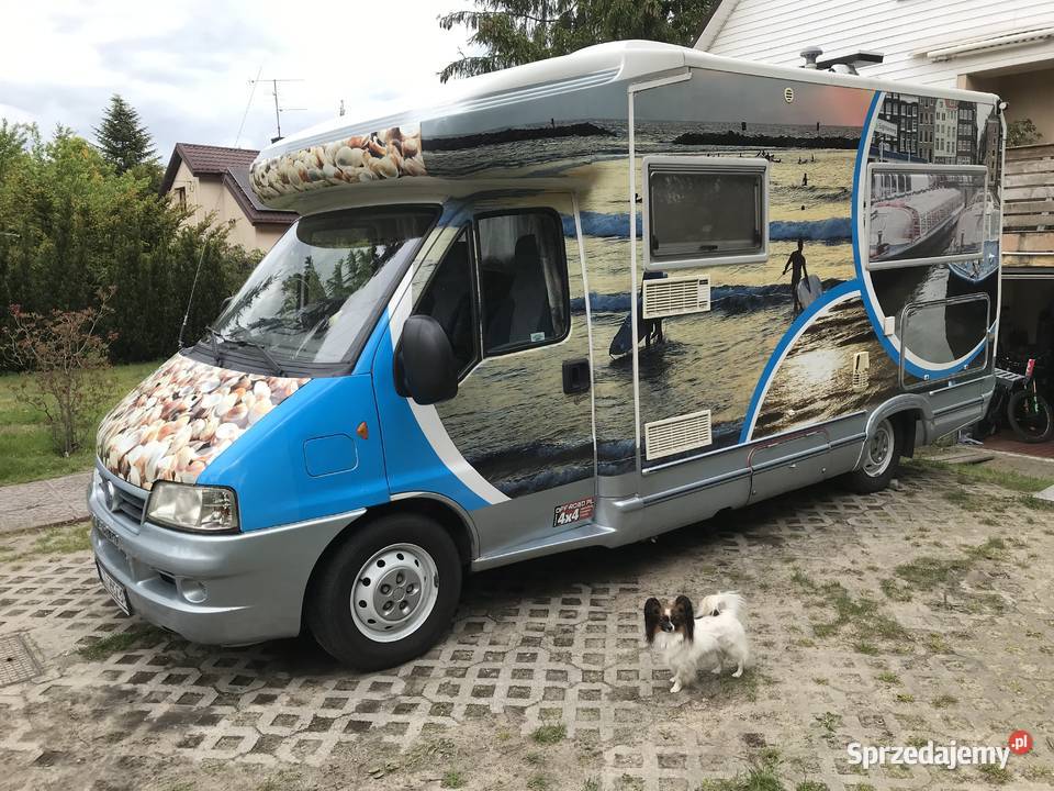 Fiat Ducato kamper 4osobowy bagażnik na skuter Zgierz