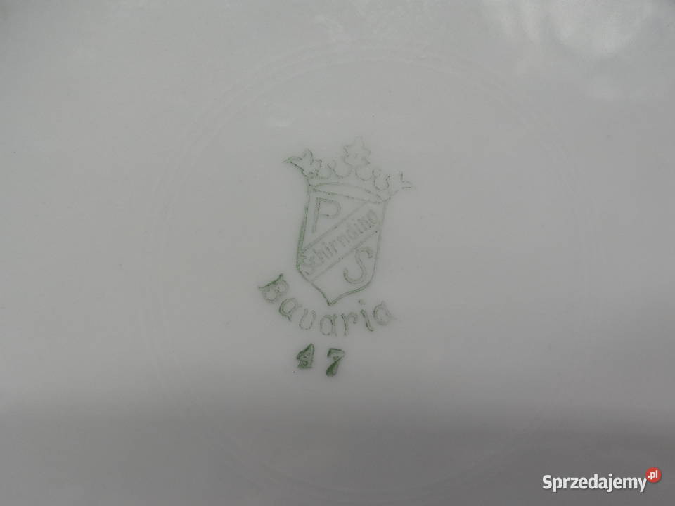 Talerz zabytkowy vintage talerz owocowy