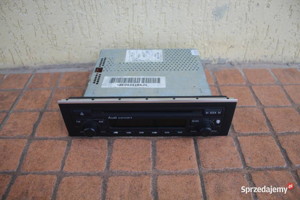 RADIO CD CONCERT AUDI A4 B6 8E0035186J osobowe wielkopolskie