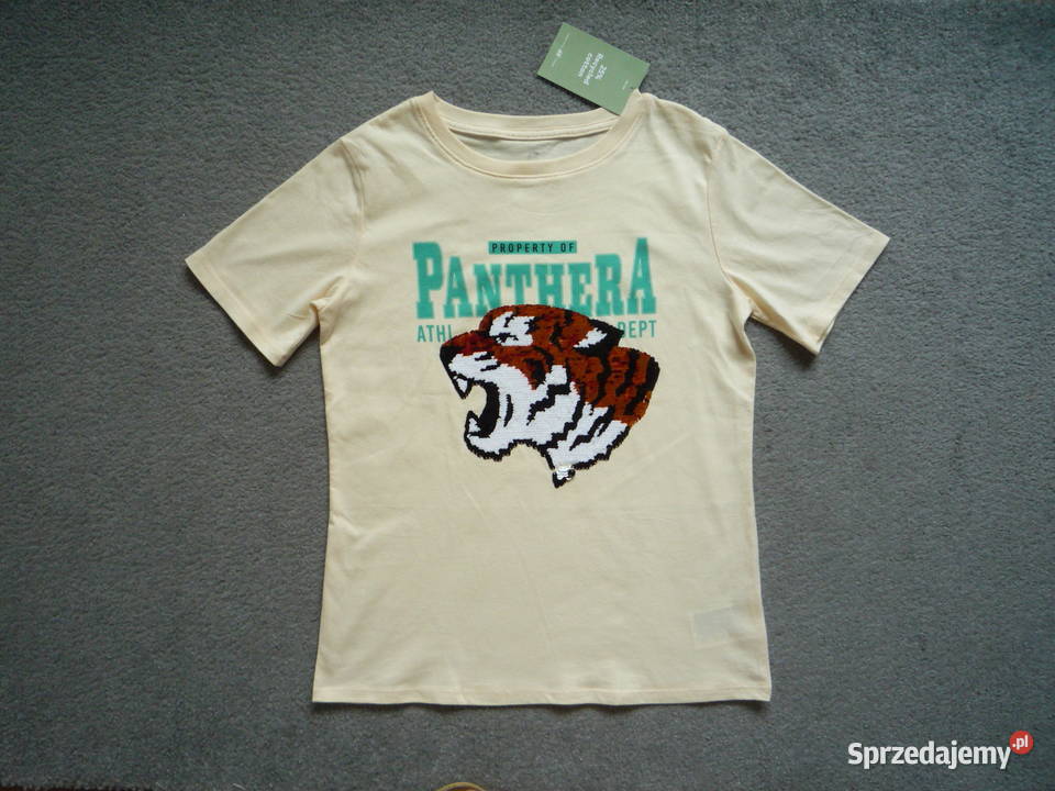 Nowa HM r 134140 Waniliowa koszulka Pantera zachodniopomorskie