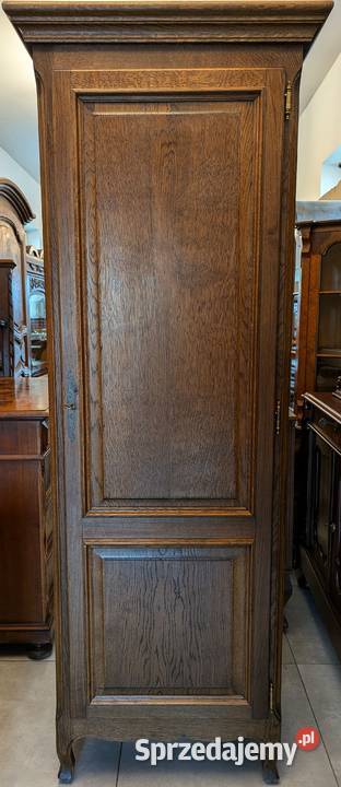 Wąska szafa ludwikowska dąbszer 705 sklep