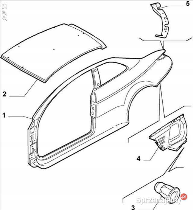 ŚLIZG ZDERZAKA LEWY TYŁ ALFA ROMEO GT 0310 ORYG lubelskie