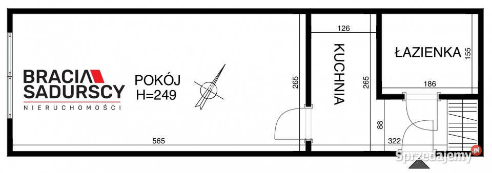 Mieszkanie Kraków os Kazimierzowskie 2414m2 1 blok
