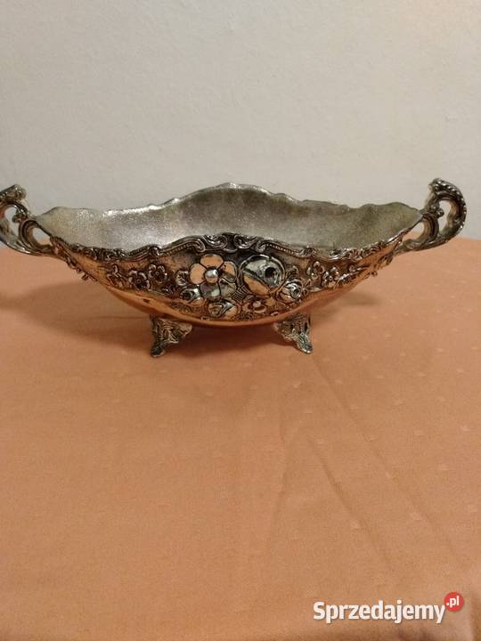 Żardiniera gondolowa posrebrzana Szczecinek