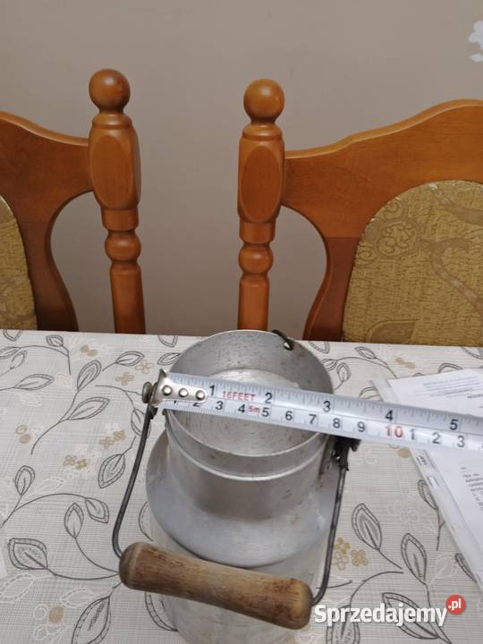 aluminiowa kanka na mleko świętokrzyskie Fałków sprzedam