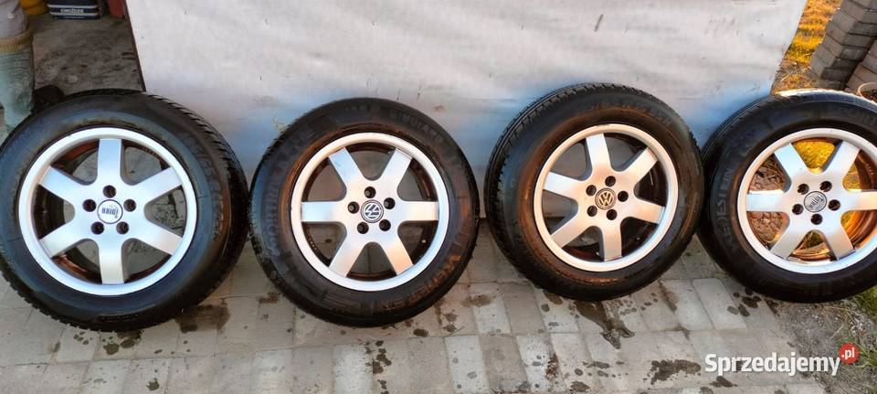 Koła aluminiowe 15 5x100 letnie Opony i felgi Kartuzy