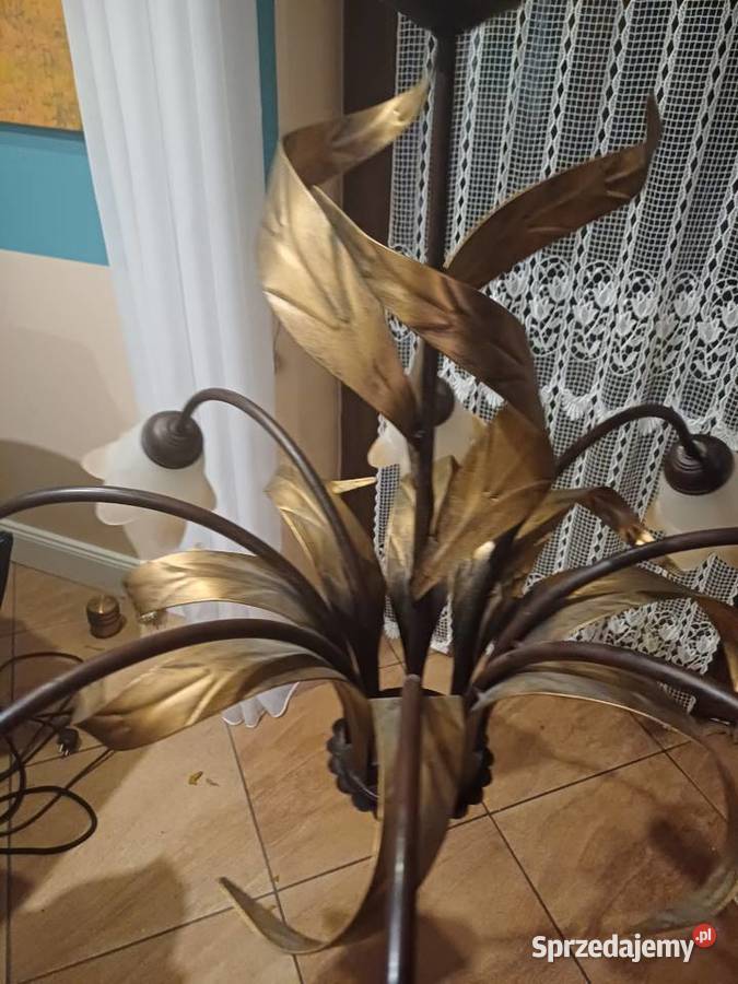 Żyrandol 8 ramienny włoski