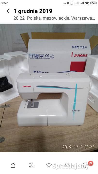 Maszyna do filcowania JANOME FM725