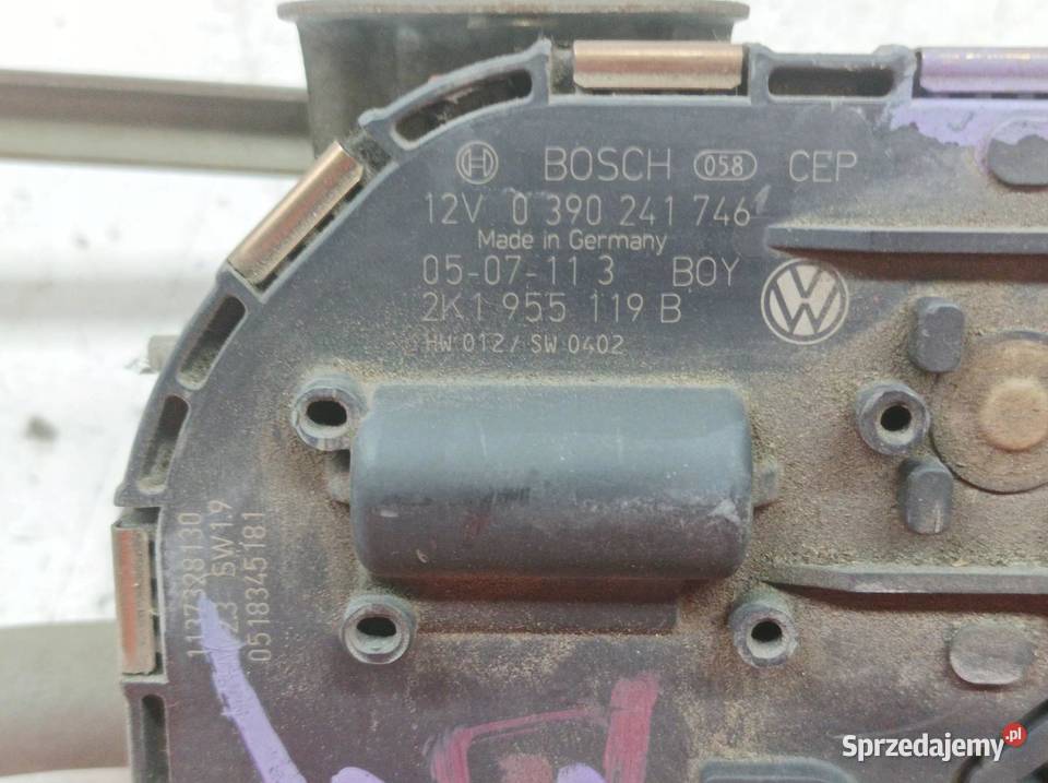 MECHANIZM WYCIERACZEK PRZÓD EU 2K1955023E VW świętokrzyskie