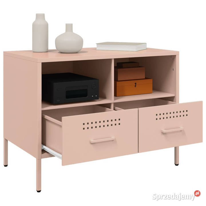 Szafka RTV różowa 68x39x505 stalowa WM843044 Warszawa