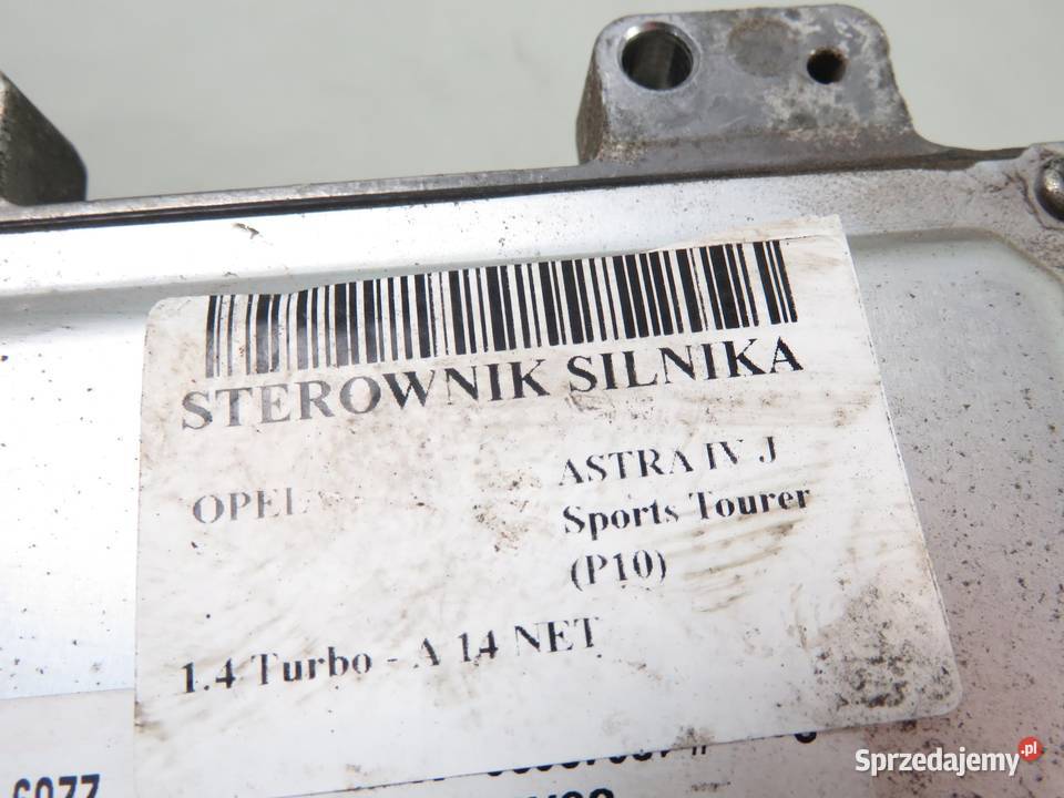 STEROWNIK OPEL ASTRA IV J 14 12654137