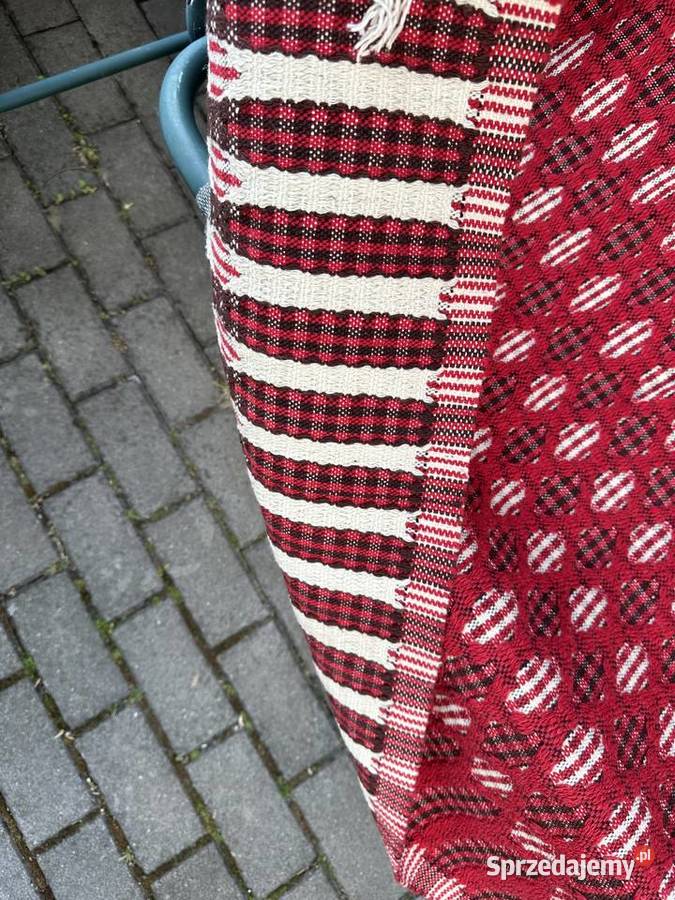 narzuta wełniana nowa dwustronna Koce i narzuty Łęczyca