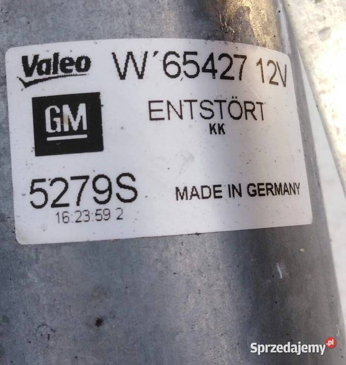 MECHANIZM WYCIERACZEK OPEL CORSA E 13432685