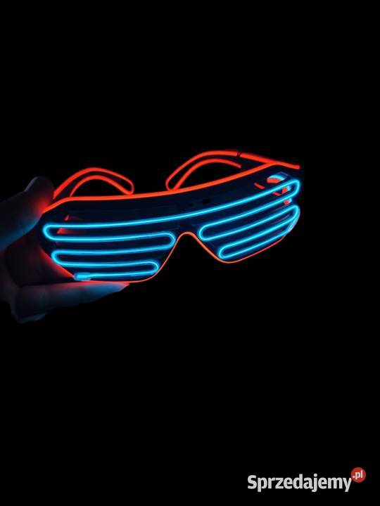 Okulary Led świecące neonowe Pozostałe Mrągowo