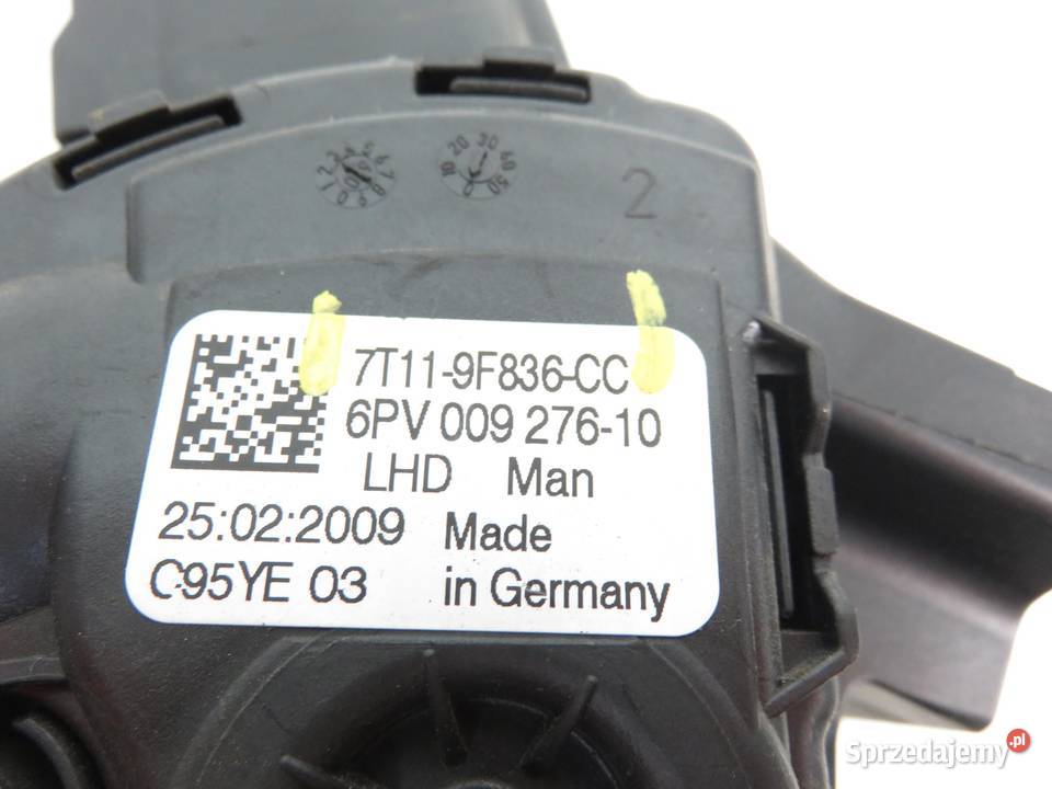 POTENCJOMETR GAZU CONNECT 18 TDCI 7T119F836CC osobowe