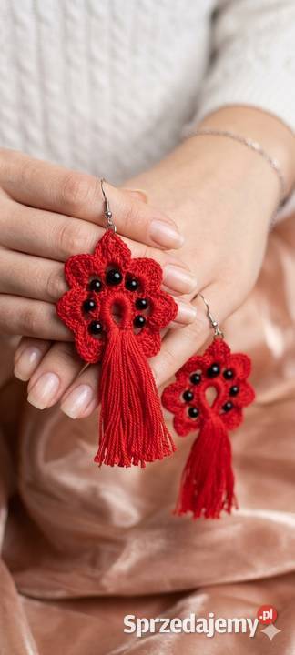 Ręczne jubilerstwo kolczyki Sochaczew