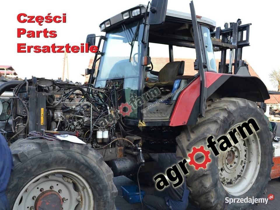 Massey Ferguson 8150 części silnik zwolnica oś Byków