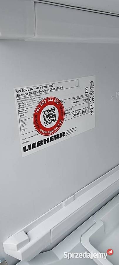 Zamrażarka szufladowa Liebherr GN 50Vd26 NoFrost Wrocław