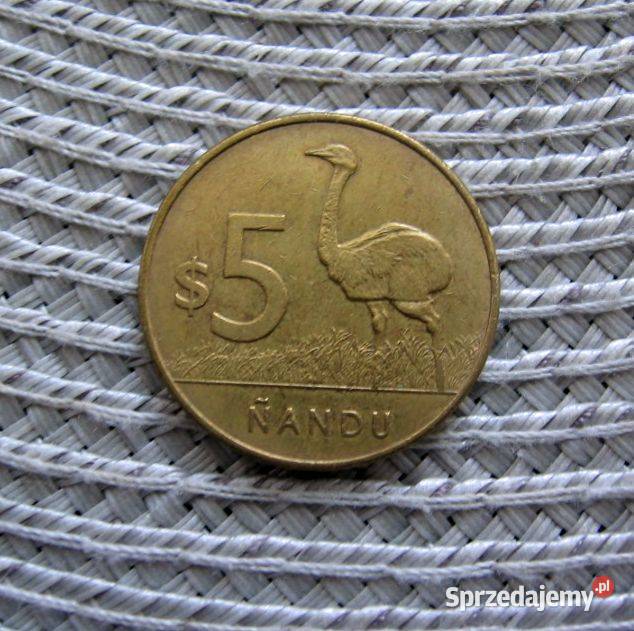 Urugwaj 5 Peso 2011r Nandu Kalisz
