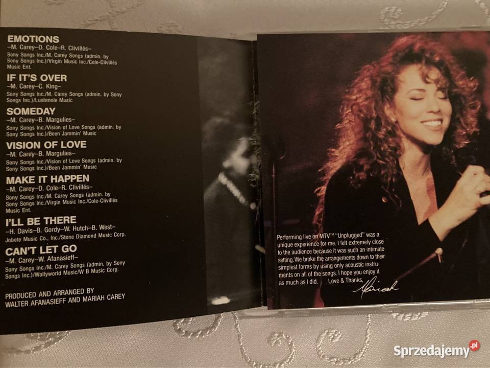 Płyta Cd Wydanie I Mariah Carey MTV Unplugged EP Płyty i kasety Czerwionka-Leszczyny