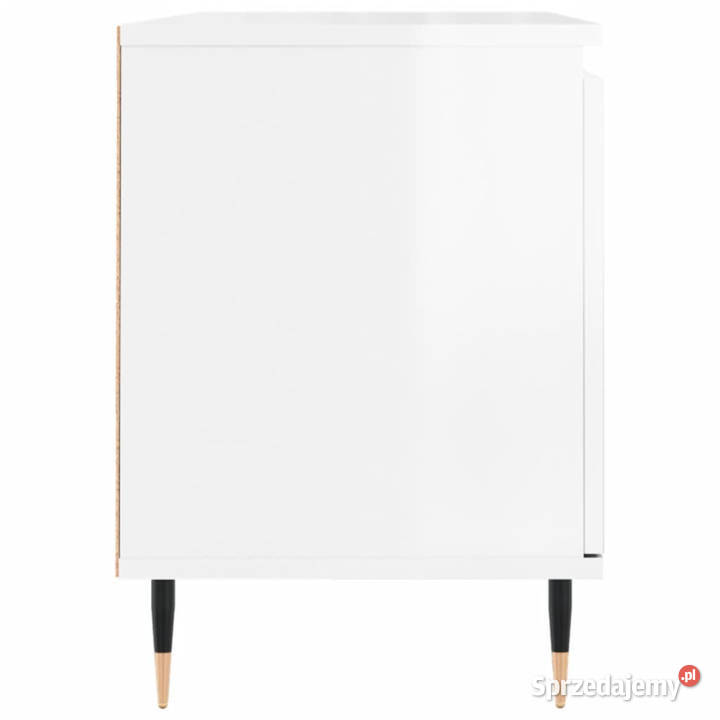 Szafka pod TV biała wysoki połysk 104x35x50 Warszawa