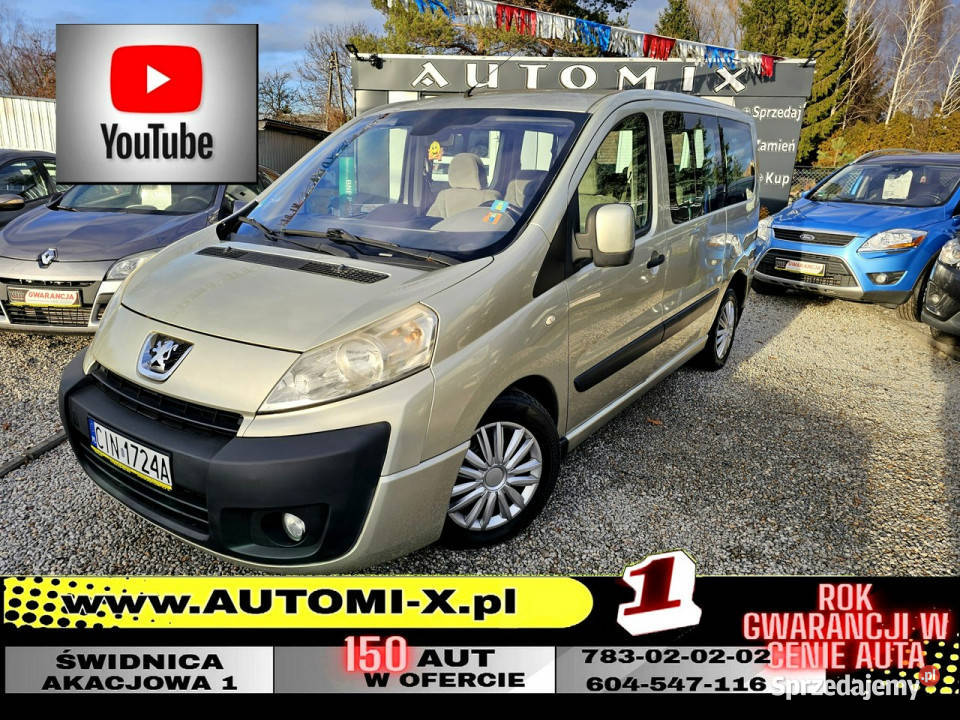 Peugeot Expert 8 Os Wersja Tepee 20HDI 120 Klima Zarejestrowany w Polsce Świdnica