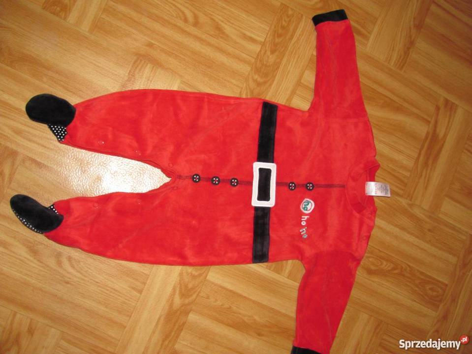 Polarowy pajacyk kombinezon mikołaj 69 msc 74 95 Zamość