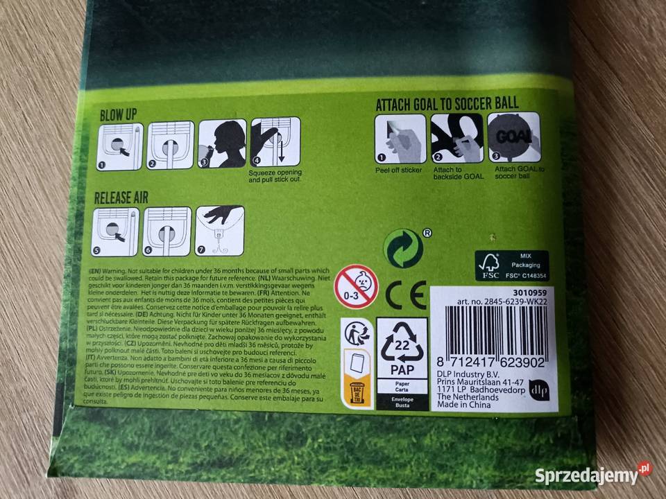 Balon foliowy GOAL 44 Kwidzyn sprzedam