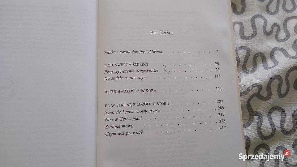 Na szalach Hioba duchowe wędrówki Lew Szestow tł Gdańsk sprzedam