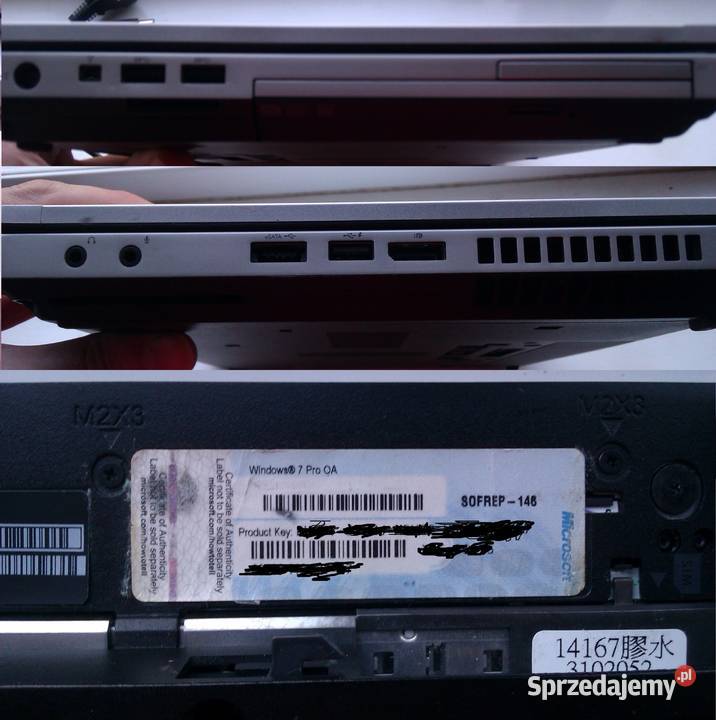 HP Elitebook 8470p Win7 64bit 120GB SSD Liczba rdzeni 2 Warszawa sprzedam