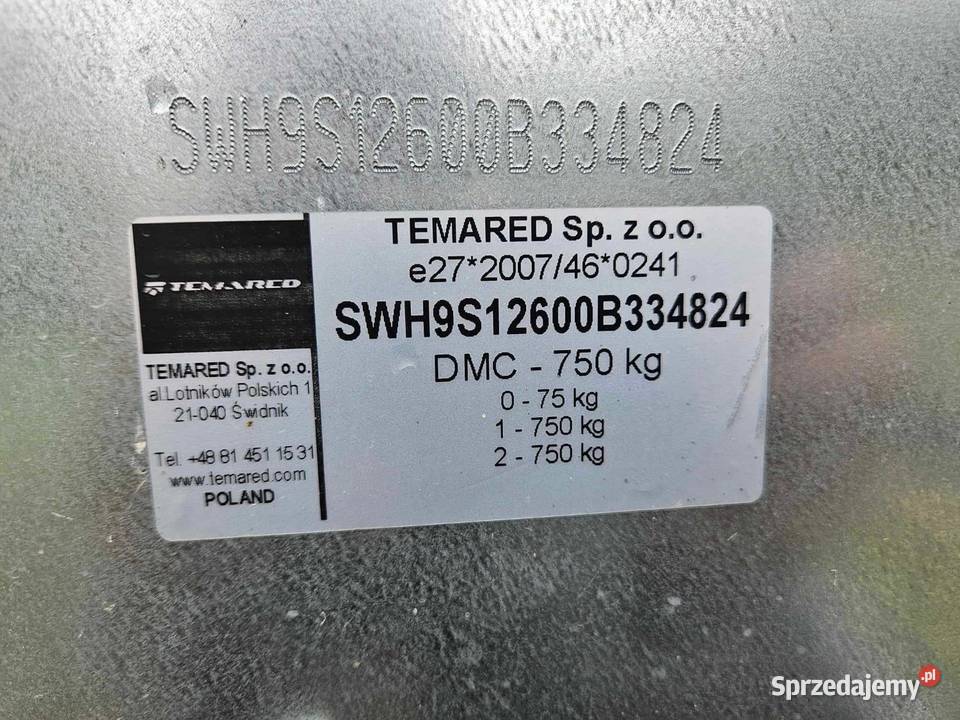 Przyczepa lekkaTemared podkarpackie Jasło