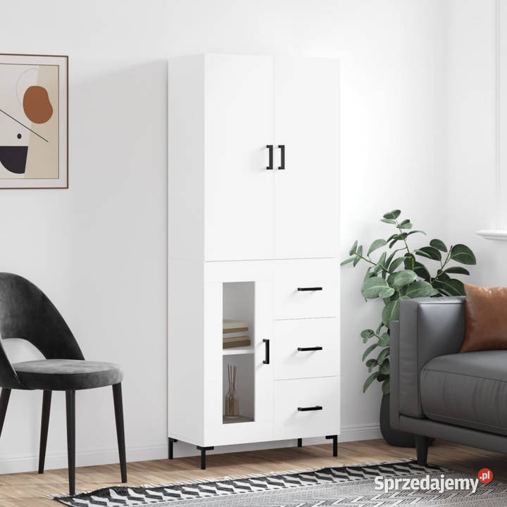 Witrynka biała 695x34x180 materiał Warszawa
