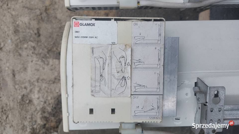 Grzejnik elektryczny glamox 1400w Ostrów Wielkopolski