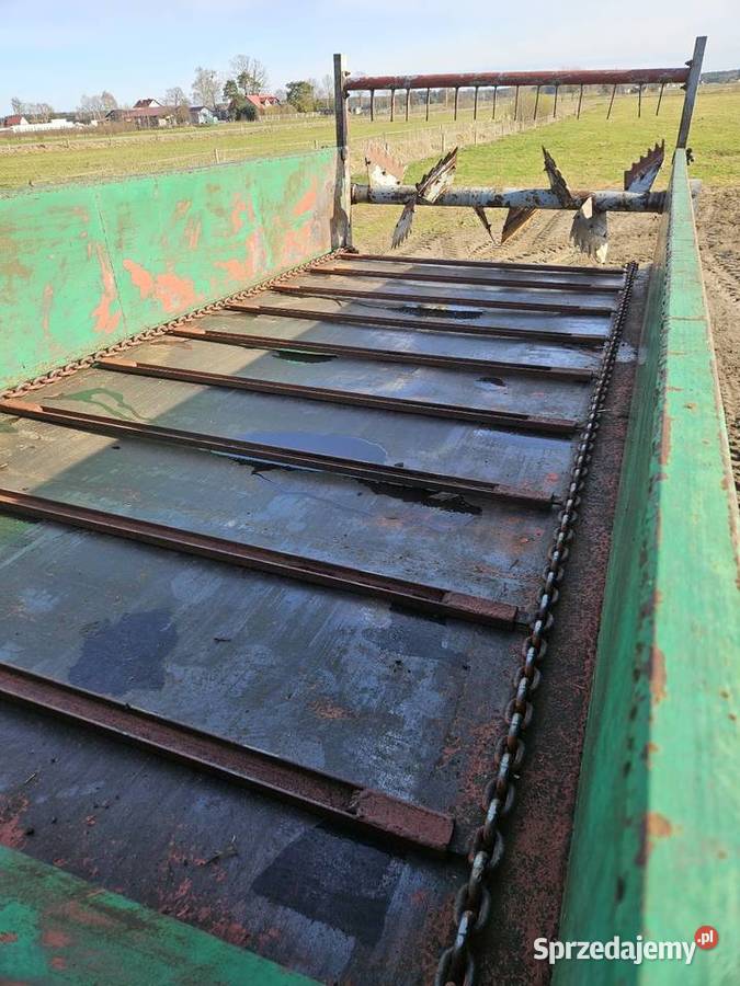 Rozrzutnik obornika dwuosiowy mazowieckie Łyse