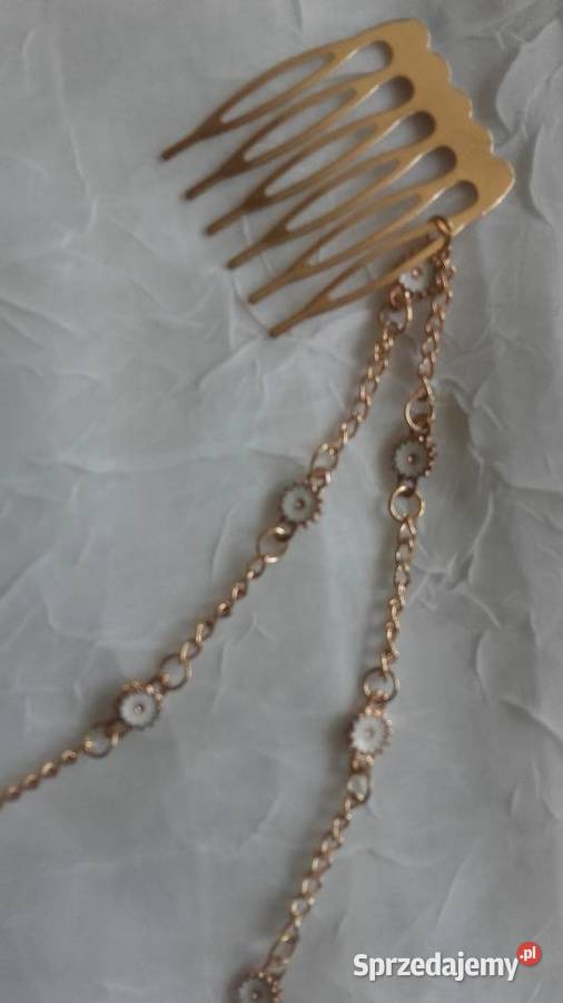 ZŁOCONA BIŻUTERIA DO UPINANIA WŁOSÓW wielkopolskie