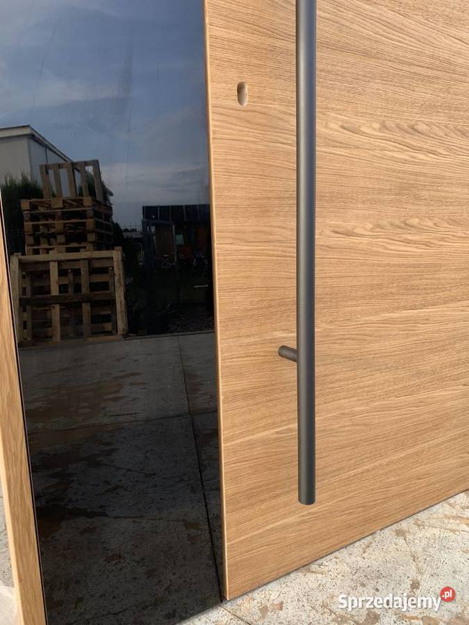 Drzwi zewnętrzne drewniane bezprzylgowe z mazowieckie Piaseczno