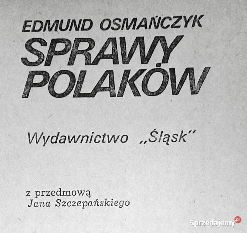 Sprawy Polaków Edmund Osmańczyk Chełm