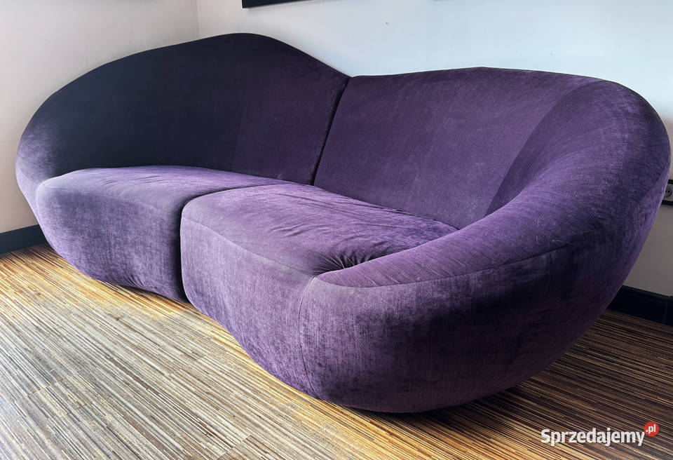 Zestaw wypoczynkowy sofa i pufa w stylu mazowieckie Warszawa