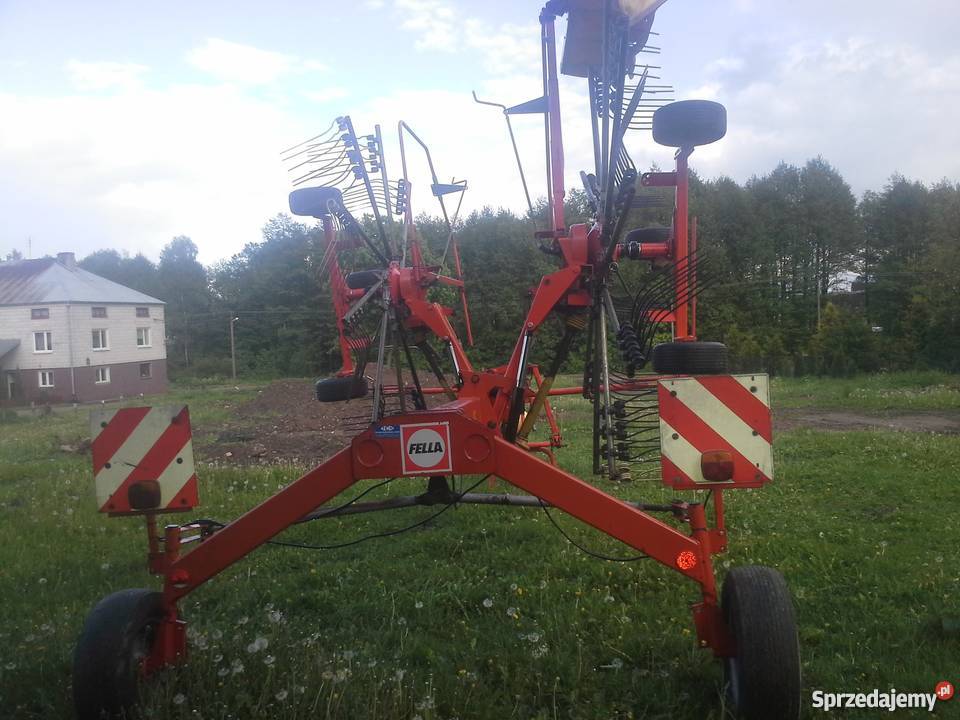 Zgrabiarka dwukaruzelowa podwójna Fella Ts 1400 Wąsosz