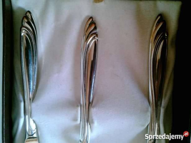 Stary zestaw International Silver do serwowania Janów Lubelski