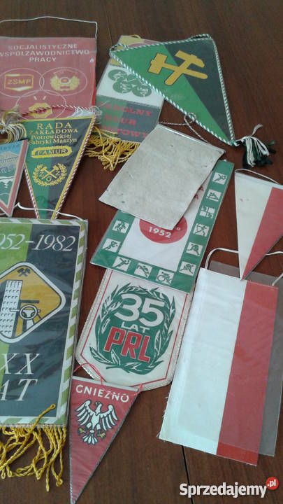 Stare proporczyki kolekcjonera PRL zachodniopomorskie Koszalin