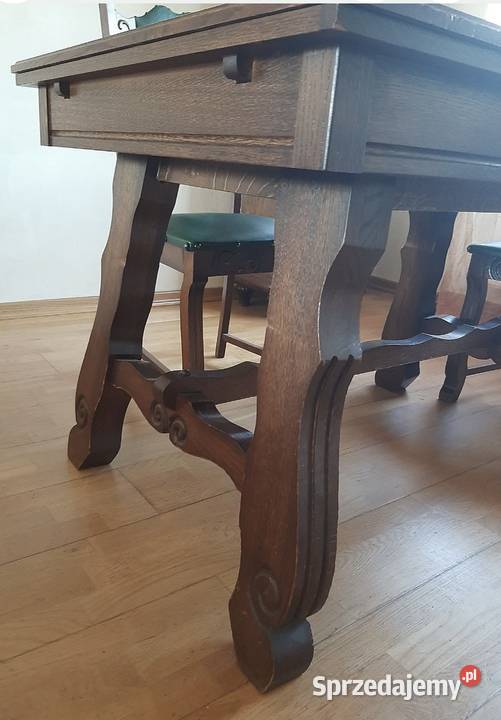 Stół z czterema krzesłami stylowy i piękny Stoły z krzesłami Katowice sprzedam
