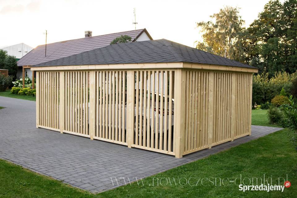Wiata Samochodowa Drewniana San Ariano 3x5 Warszawa