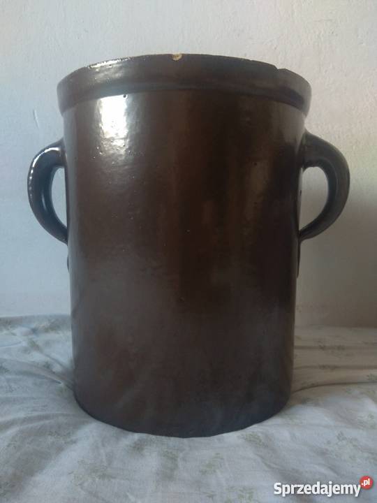 BOCHNIA wielki garnek 10L DO KISZENIA kamionkowy Warszawa