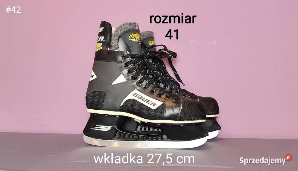nowe łyżwy BAUER hokejowe Comfort Fit 41 275 42 Jasień sprzedam
