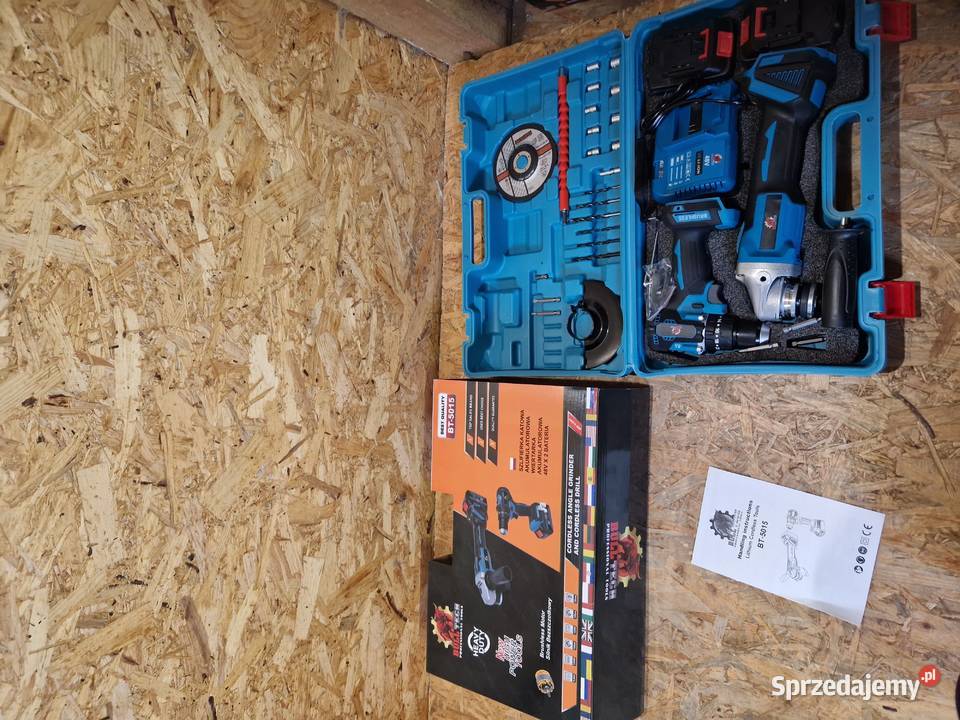 Zestaw narzędzi aku WKRĘTARKA SZLIFIERKA BT5015 Głogowa